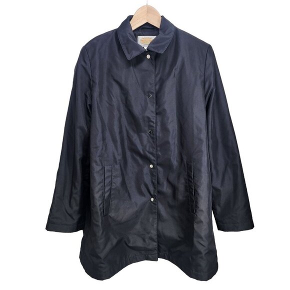 Talbots Snap Button Jacket Women's Size M Black - Picture 8 of 8